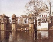 Lockwood de Forest One of the Twenty-four Ghats at Mathura oil painting